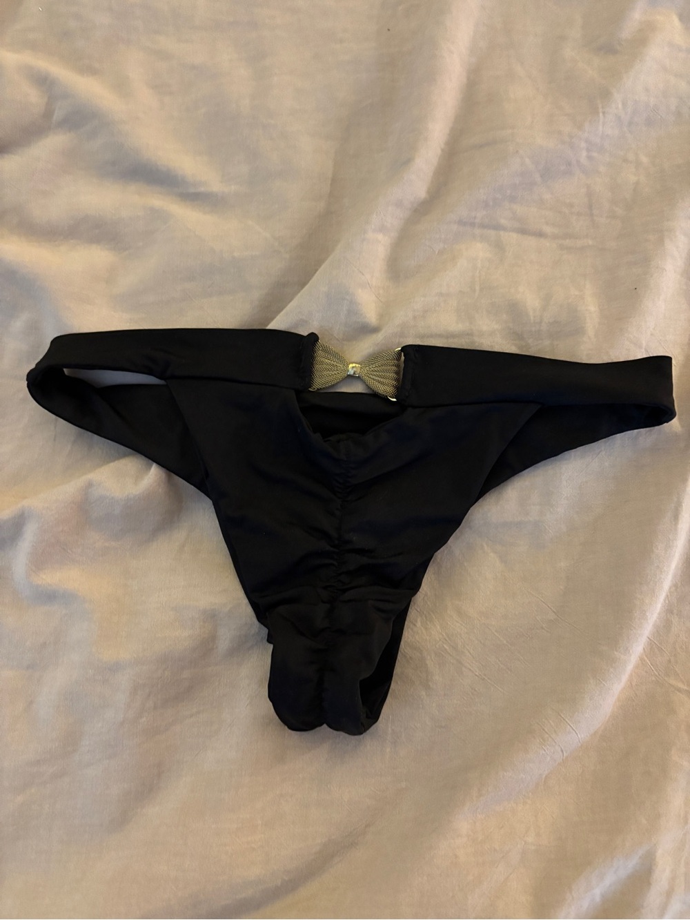 beach bunny sample sale black bikini bottoms Small